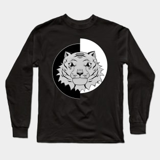 Yin Yang Tiger Long Sleeve T-Shirt